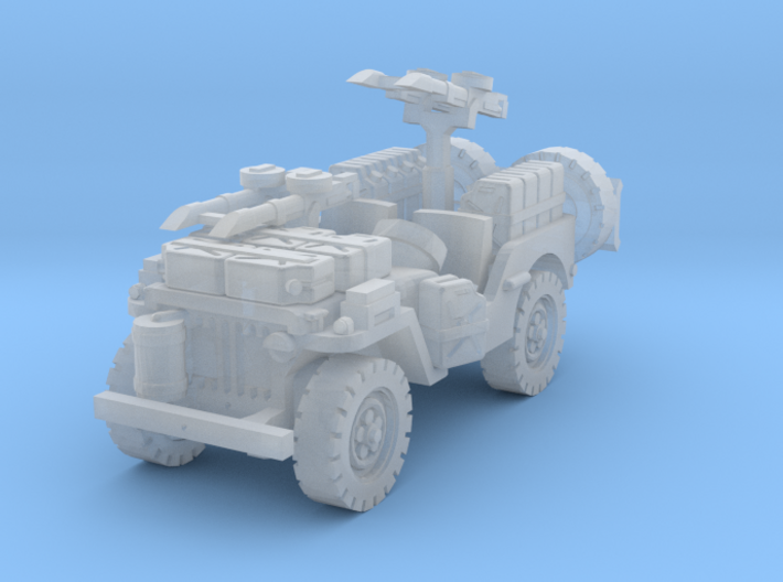 SAS Jeep Desert 1/144 3d printed