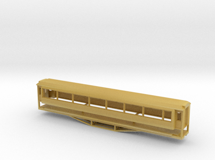 AO Carriage, New Zealand, (N Scale, 1:160) 3d printed 