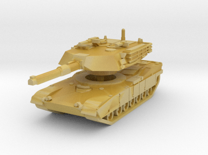 M1A1 Abrams Tank 1/144 3d printed