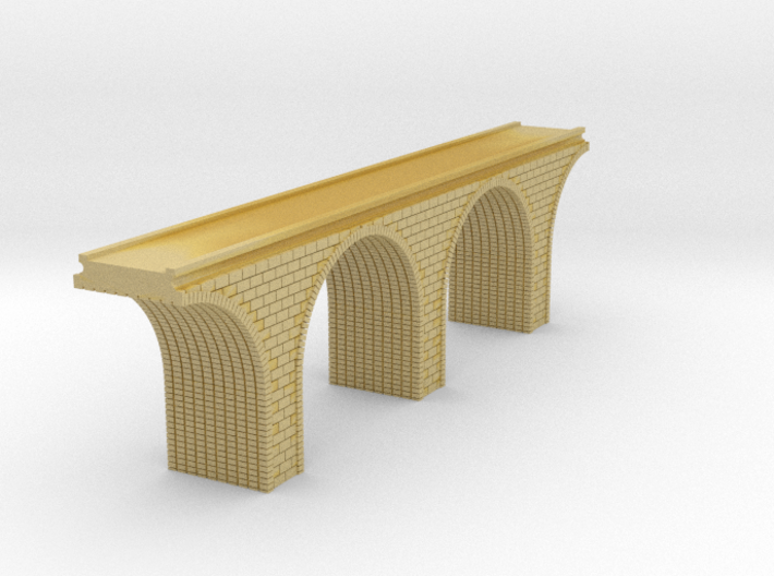 Z Scale Arch Bridge Double Track 1:220 Scale 3d printed 
