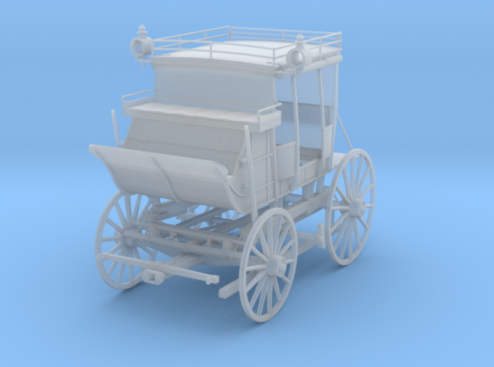 Cobb &amp; Co Coach #1 [Compact] 1:24 scale 3d printed