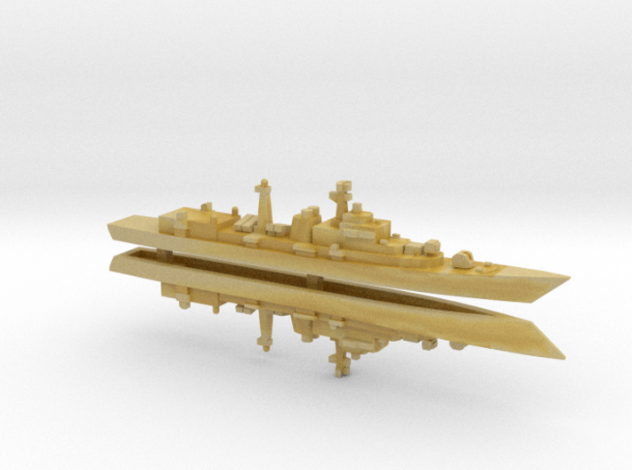 Type 052 Destroyer x 2, 1/1800 3d printed