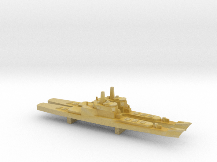 Aegis and VLS refitted Long Beach x 2, 1/3000 3d printed
