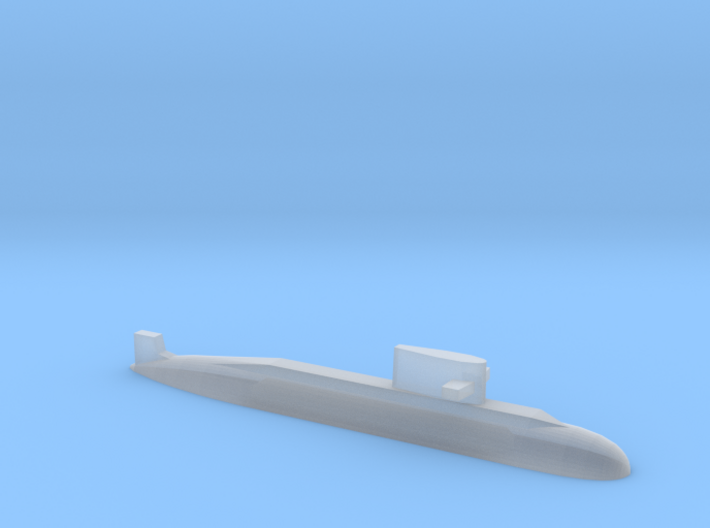 PLA[N] 039A Submarine, 1/1250 3d printed