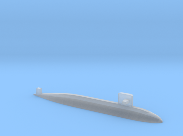 Harushio-class submarine, 1/1800 3d printed