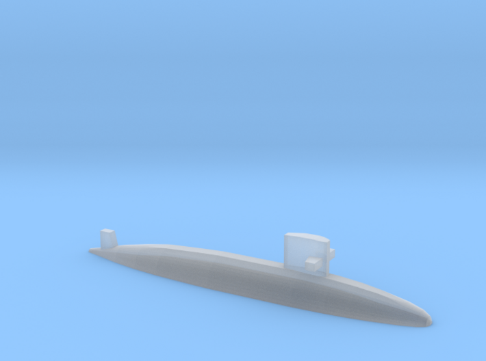 Uzushio-class submarine, 1/1800 3d printed