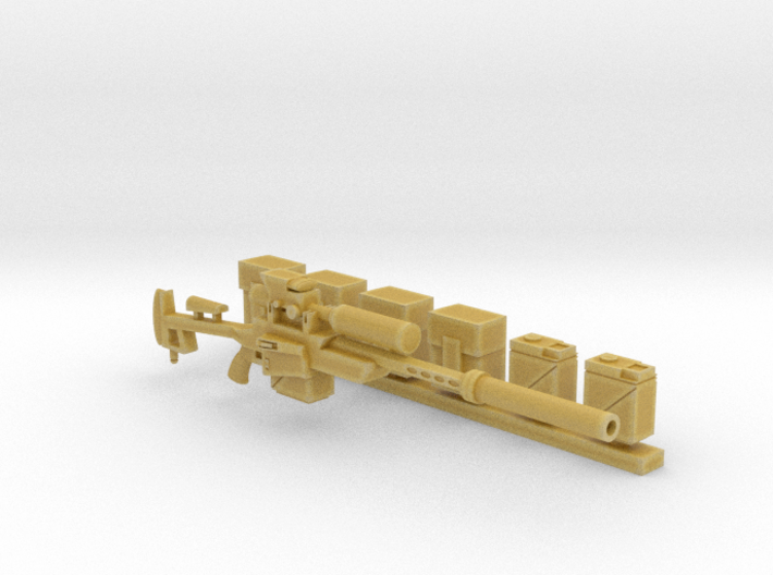 Heavy Laser Sniper with accessories (28mm) 3d printed