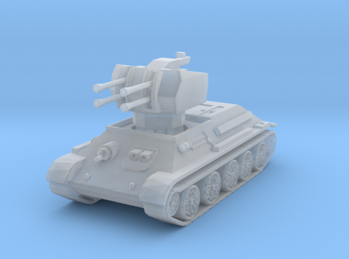 T-34 Flakpanzer 1/220 3d printed