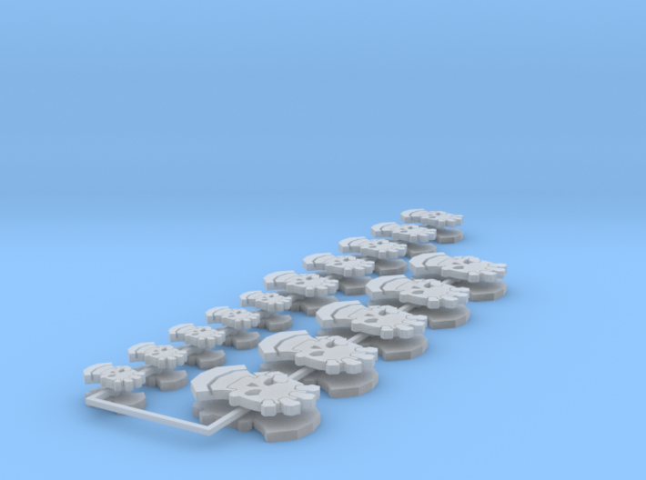 Commission 106 icons various sizes 3d printed