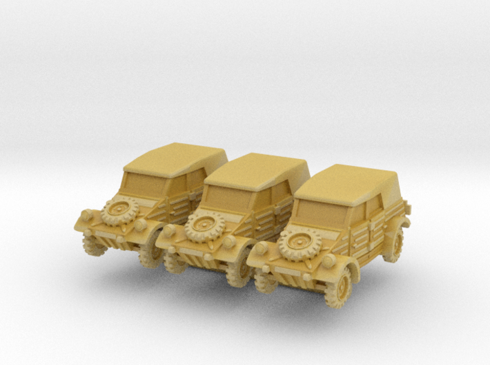 Kubelwagen (covered) (x3) 1/285 3d printed
