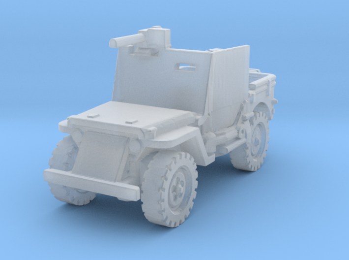 Jeep Willys Armored 1/144 3d printed