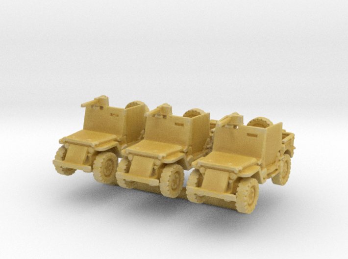 Jeep Willys Armored (x3) 1/220 3d printed