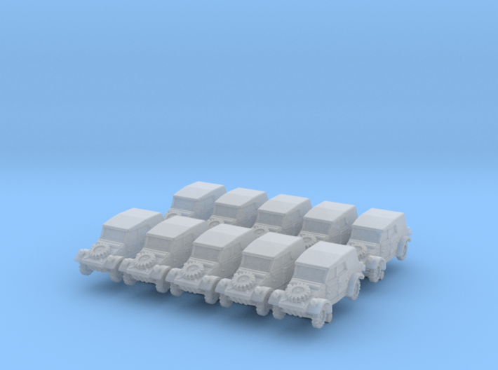 Kubelwagen (covered) (x10) 1/285 3d printed
