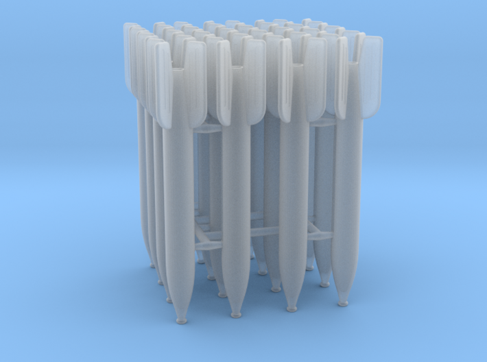 16 M-13 rockets scale 1:16 3d printed
