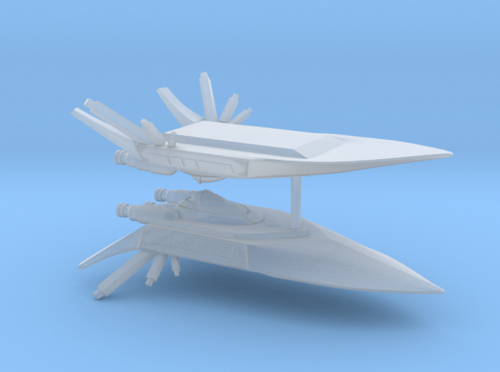 1.5&quot; Hutt Minstrel Class Space Yacht (2) 3d printed