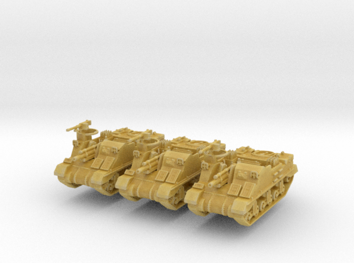M7 Priest early (Sandshields) (x3) 1/285 3d printed