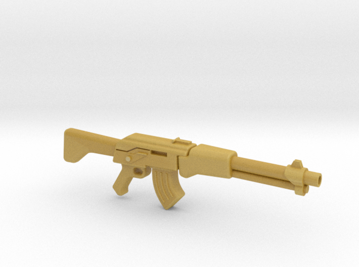 Assult rifle (28mm scale) 3d printed 