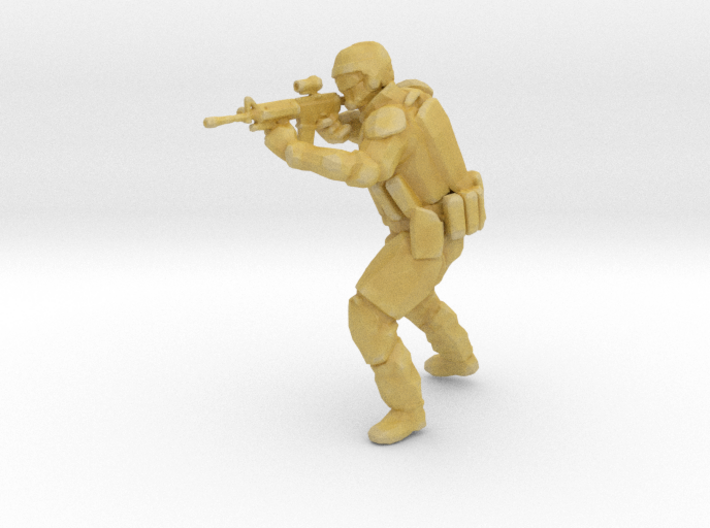 Swat-team - RIFLE shooter B 3d printed 