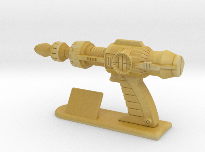 Futuristic Proton Pistol Miniature 3d printed