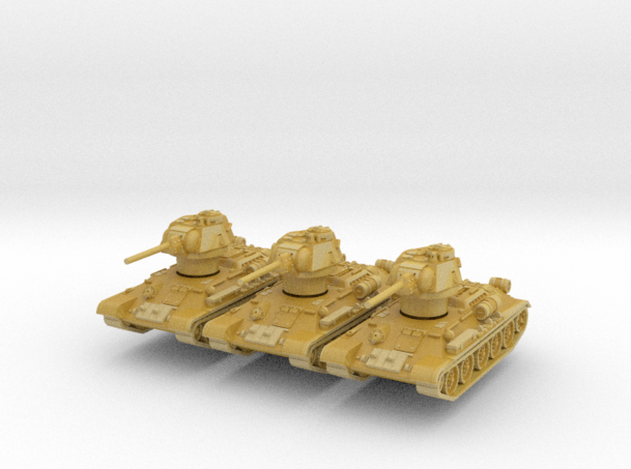 T-34-76 1944 fact. 112 early (x3) 1/200 3d printed