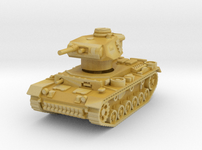 Panzer III Observer 1/220 3d printed