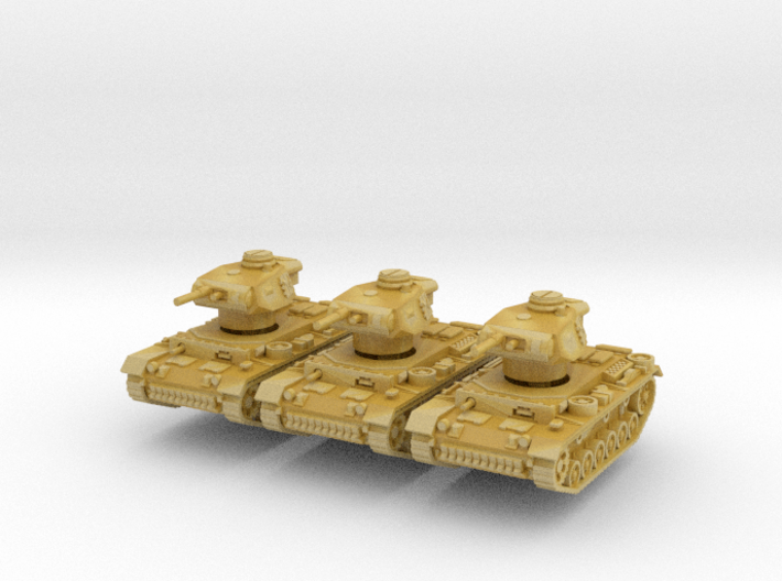 Panzer III Observer (x3) 1/220 3d printed