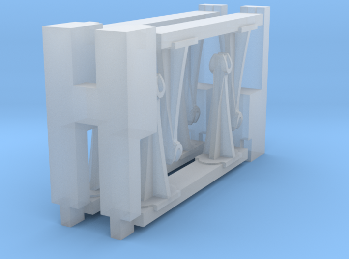 HO scale 8 queenposts &amp; 4 beam/supports 3d printed