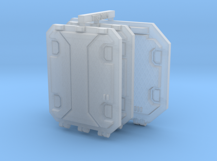 Repulsor Rear and Side Hatch extra armour SET 1 3d printed