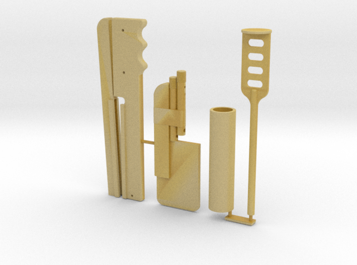 Boba Fett ESB Shin Tools 1/4th Scale 3d printed