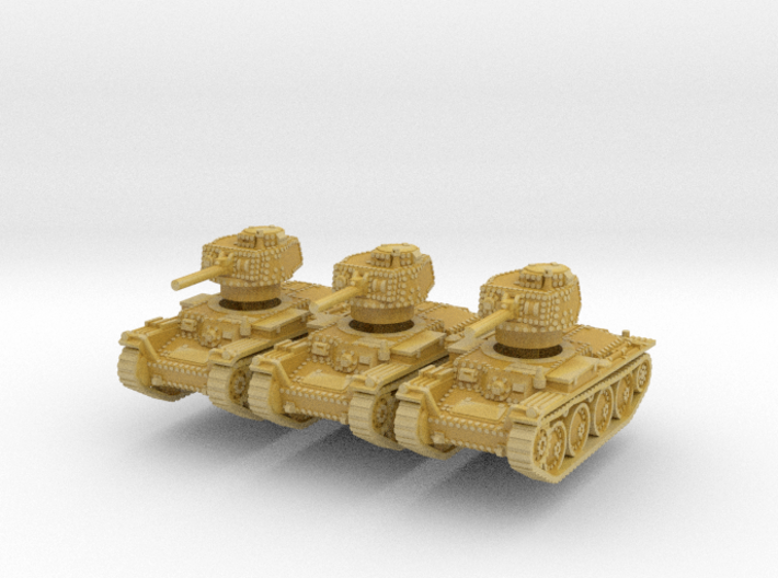 Panzer 38t B (x3) 1/200 3d printed