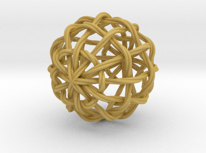 0396 Waves on the Sphere (d=5cm) #002 3d printed