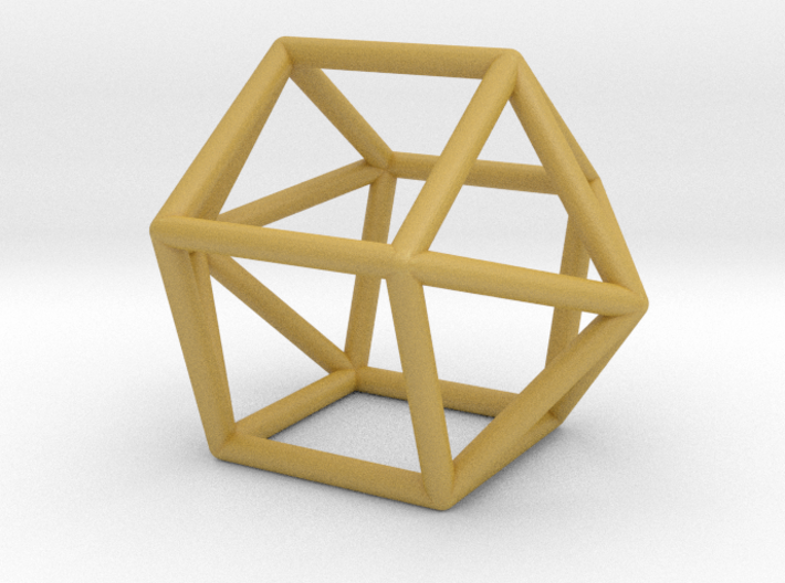 0761 J16 Elongated Pentagonal Dipyramid (a=1cm) #1 3d printed