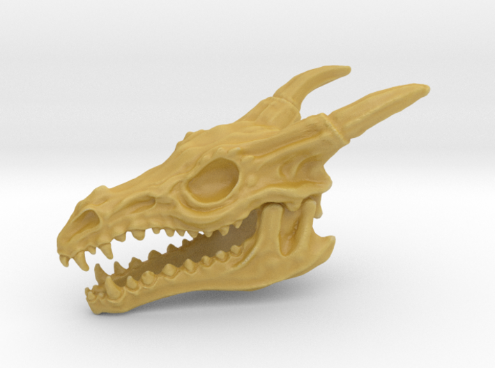 Dragon Skull -32mm long 3d printed