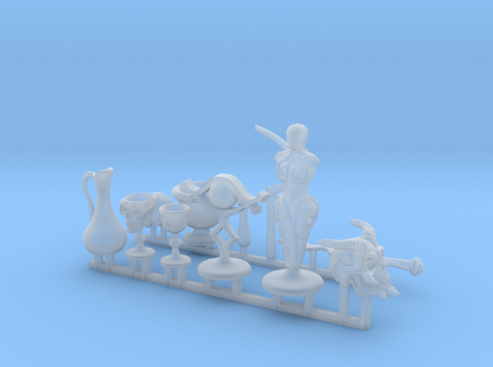 Altar tools, sacred objects for 1:18 scale. 3d printed