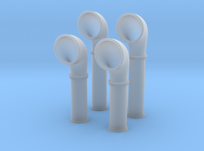 1/144 Scale Flowers Class Large Vent Set 3d printed 