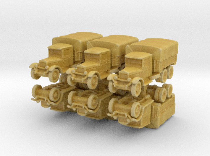 Zis-6 (covered) (x6) 1/400 3d printed