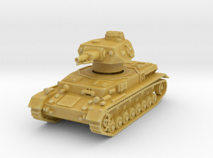Panzer IV F1 1/100 3d printed
