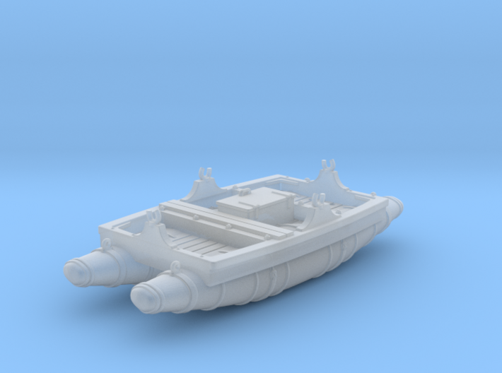 1/96 Royal Navy 10ft Punt / Balsa Life Raft 3d printed