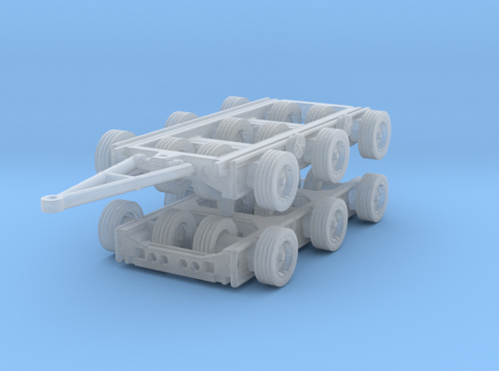 Culemeyer Trailer 3 axis (x2) 1/120 3d printed