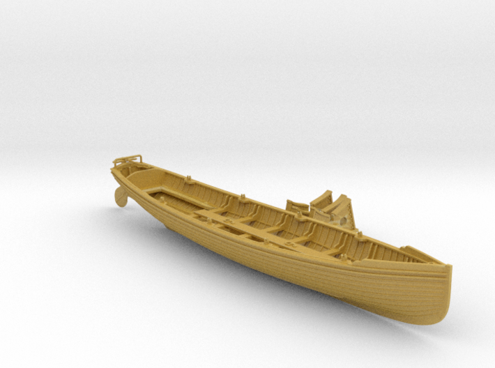 1/96 Scale Royal Navy 30ft Gig x1 3d printed 