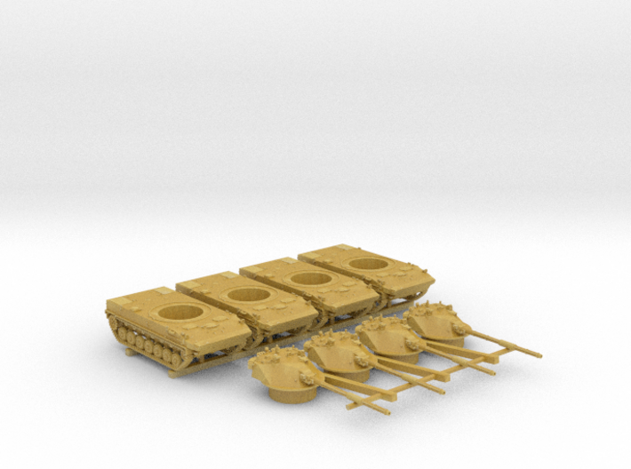 1/285 Russian 2S25 Sprut-SD Tank Destroyers x4 3d printed 