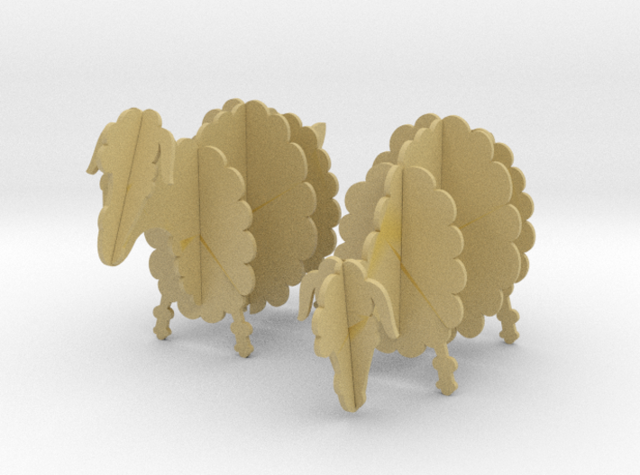 Wooden Sheep 1:48 3d printed 