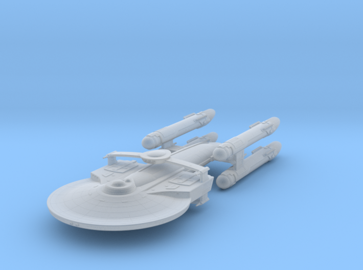 Coeur De Lion Class A BattleShip 3.5&quot; long 3d printed