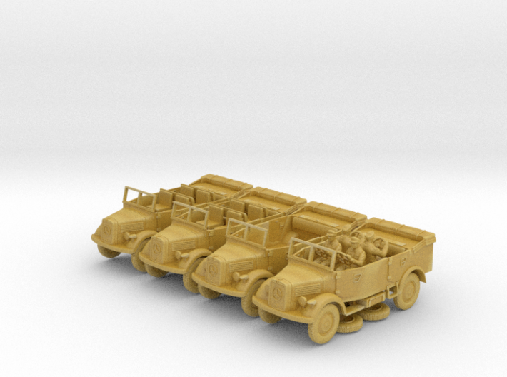 Mercedes L 1500 A - PERSONNEL CARRIER - (4 pack) 3d printed 