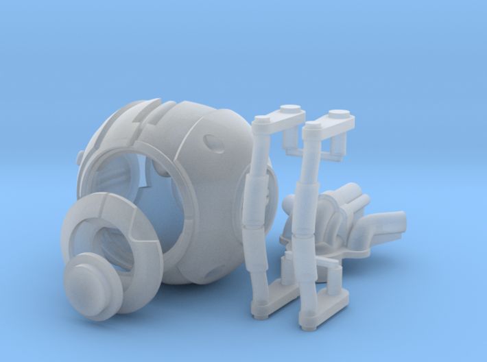 Wheatley Personality Core - Head 3d printed