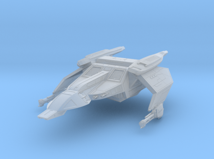 Romulan F-17D WindDragon AssaultShip Wings Down 3d printed