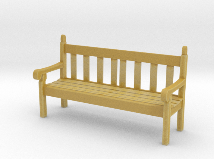 1:32 Scale Hyde Park Bench 3d printed