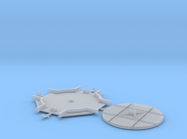 1:43.5 Decauville Turntable Type 27 No 76 O9 On18 3d printed
