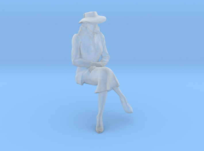 1:32 scale Girl Friday sitting 3d printed