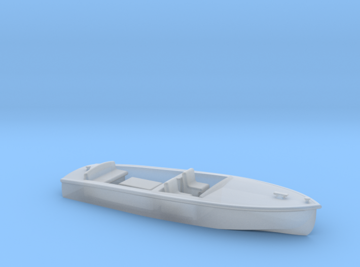 Classic RUNABOUT HO Scale Boat 3d printed